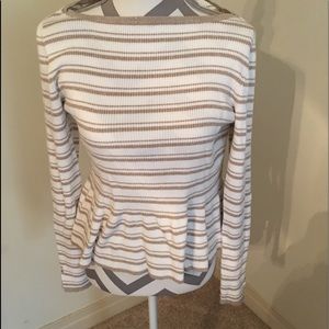 WHBM boat neck sweater